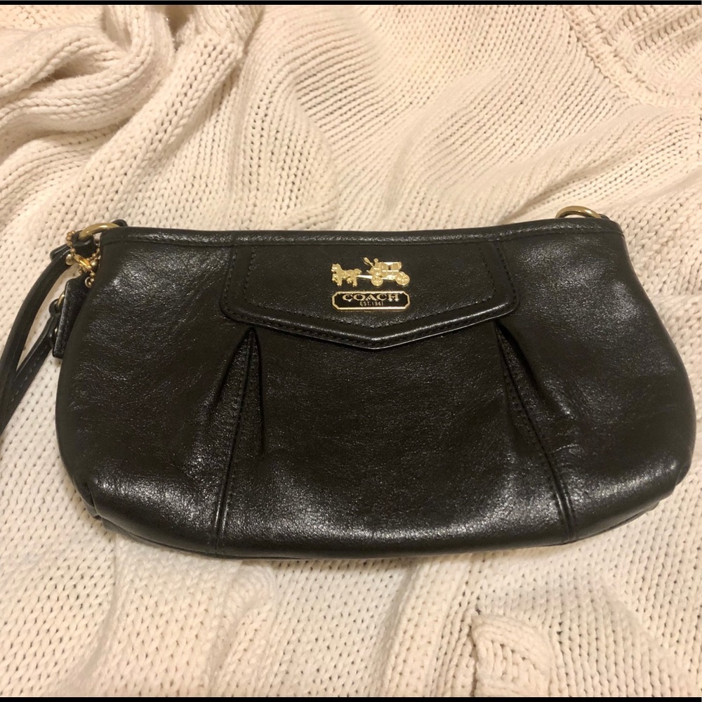 Coach Madison leather wristlet